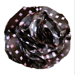 Fabric flower pin